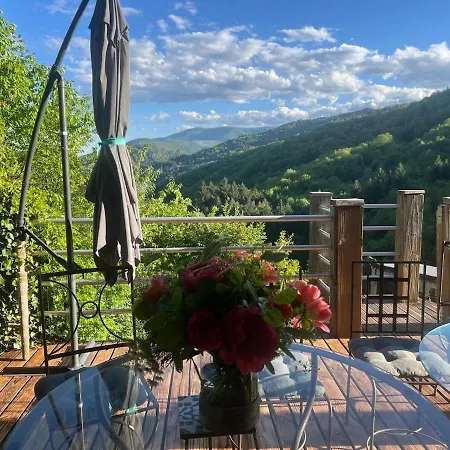 Grand Cevennes Avec Vue Sur De Villefort Dağ evi Pourcharesse